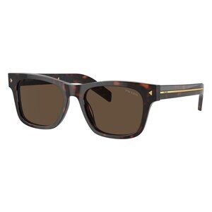 New PRADA Havana Square SPR A17 17N-70F Sunglasses Women